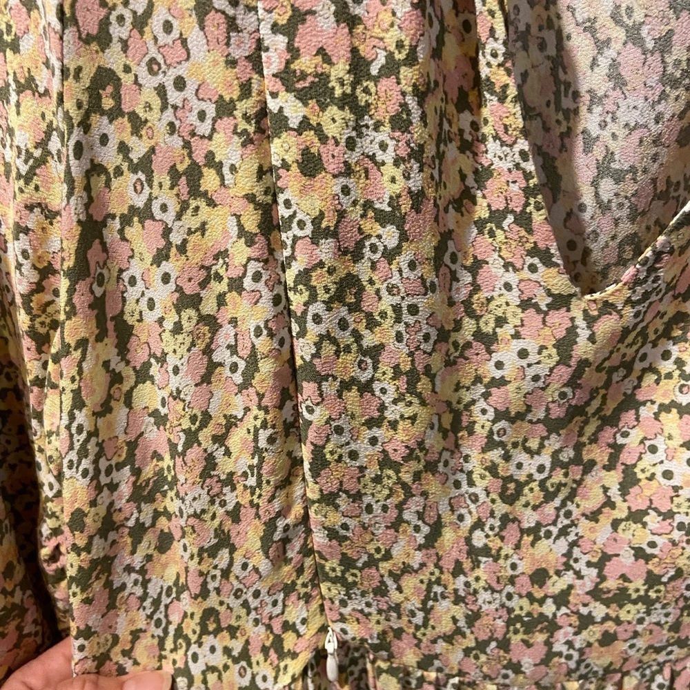 Seraphine Multicolor Floral Long Sleeve Maternity Dress - Picture 2 of 5